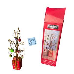 Pier 1 Imports Gift Wine Charm Set Tree Contains 11 Charms